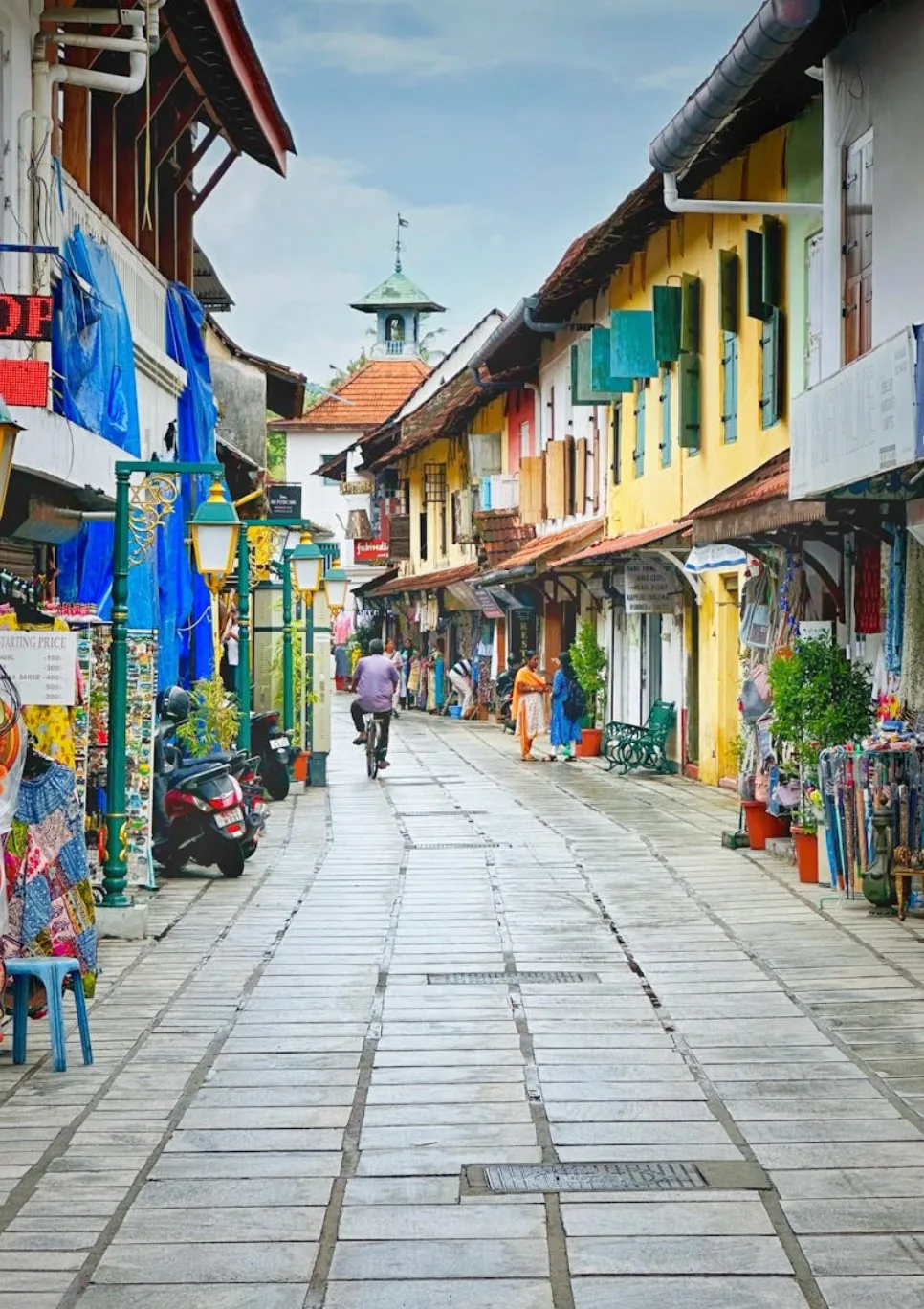 Fort Kochi heritage street — start of a Kerala couple getaway